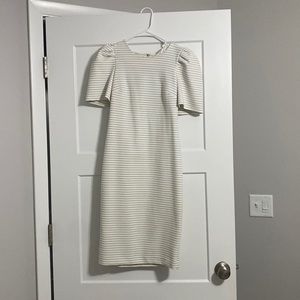 Calvin Klein Black Striped Dress
